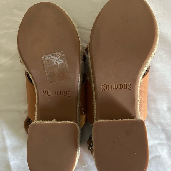 Soludos Amalfi Boho Platform Espadrille Sandal size 9 med EUC - Picture 4 of 16